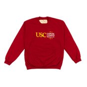 USC Trojans Cardinal Capital Campus Crewneck Sweatshirt